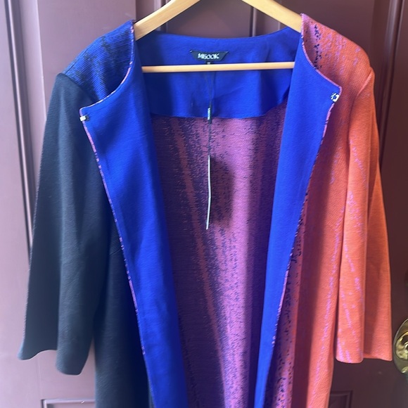 Misook Jacket Sweat Coat 1X NWT $438 - Picture 5 of 6